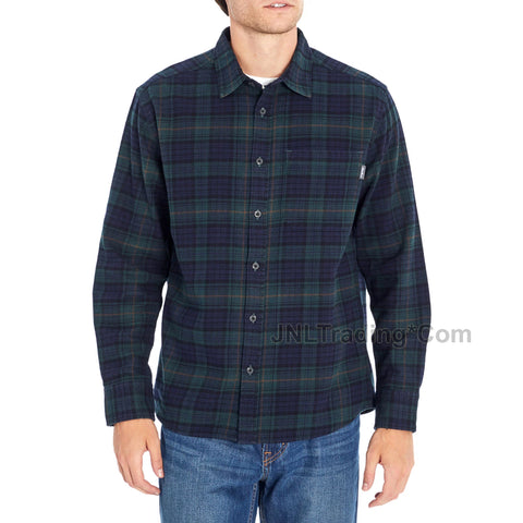men's eddie bauer stretch flannel button down shirt