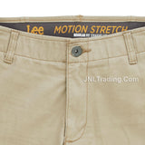Lee Men's Casual Twill Stretch Elastic Cargo Pants Regular Fit Straight Leg
