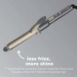 INFINITIPRO BY CONAIR Tourmaline Ceramic Curling Iron Wand 1-Inch barrel (OPEN BOX)