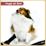SHELANDY 3.2 Stepless Adjustable Speed Pet Hair Force Dryer Dog Grooming Blower