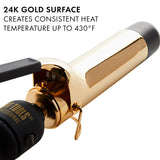 Hot Tools Pro Artist 24K Gold Collection 1 1/2" Long Lasting Curling Iron 1102 (OPEN BOX)