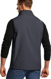 TSLA Men's Softshell Full-Zip Windbreaker TESLA Outdoor Sport Vest