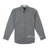 Calvin Klein Men Classic Button-Down Long Sleeve 100% Cotton Woven Shirt