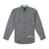 Calvin Klein Men Classic Button-Down Long Sleeve 100% Cotton Woven Shirt