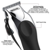 Wahl Clipper 79524-5201 Deluxe Chrome Pro Hair and Beard Clipping Trimmers Kit