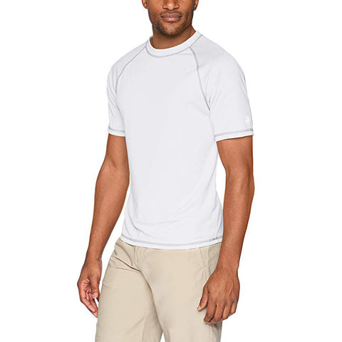 ZeroXposur Men Short Sleeve UPF50+ Sun Protection Tee Quick Dry T-Shirt