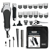 Wahl Clipper 79524-5201 Deluxe Chrome Pro Hair and Beard Clipping Trimmers Kit