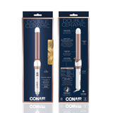Conair Double Ceramic Curling Wand 1 Inch straight Wand flawless waves Rose Gold (NEW)