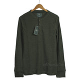 G.H. Bass & Co. Solid Waffle-Knit 3 Button Men's Henley Thermal Shirt