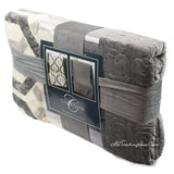 Charisma Velvet Plush Throw 2 Pack Warm Soft Cozy Oversize Blanket  60x70"