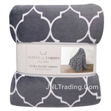 MONTE & JARDIN Luxury Collection Ultra Plush Throw Soft Warm Modern Blanket