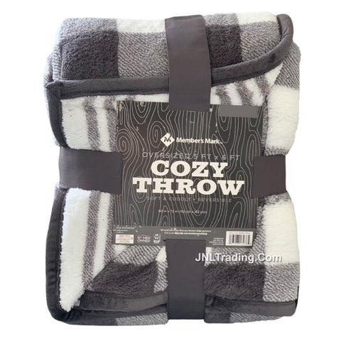 Oversized COZY Throw Super Soft Cuddly Reversible Warm Sherpa Blanket
