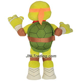 Just Play Year 2016 Nickelodeon Teenage Mutant Ninja Turtles TMNT 34 Inch Tall Plush Figure - MICHELANGELO with Christmas Scarf