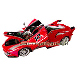 Maisto Special Edition Series 1:18 Scale Die Cast Car Set - Red Hybrid Sports Car FERRARI FXX K with Display Base