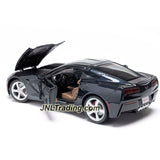 Maisto Year 2014 Special Edition Series 1:18 Scale Die Cast Car Set - Black Sports Coupe 2014 CORVETTE C7 STINGRAY with Display Base