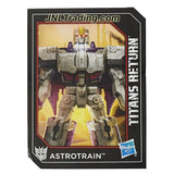 Hasbro Year 2015 Transformers Generations Titans Return Voyager Class 7 Inch Tall Figure - DARKMOON and ASTROTRAIN with Blasters and Card (Alt Mode: Jet and Train)