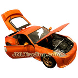 Maisto Special Edition Series 1:18 Scale Die Cast Car Set - Orange Sports Coupe NISSAN 350Z with Display Base