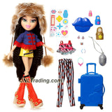 MGA Year 2015 Bratz Study Aborad Series 10 Inch Doll Set - JADE to Russia with 2 Outfits, Matryoshka Doll, Suitcase, Purse, Charm, Hairbrush and Bracelet For You