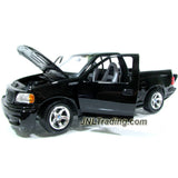 Maisto Special Edition Series 1:18 Scale Die Cast Car Set - Black Color Pick-Up Truck FORD SVT F-150 LIGHTNING (Dimension: 9-1/2" x 4" x 3-1/2")