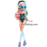 Year 2022 Monster High Pet Buddies Series 10 Inch Doll - LAGOONA BLUE with NEPTUNA, Backpack, Sunglasses, Swimsuit, Water Bottle and Phone