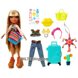 MGA Year 2015 Bratz Study Abroad Series 10 Inch Doll Set - RAYA to Mexico with 2 Outfits, Cactus Pot, Suitcase, Earrings, Purse Charm and Hairbrush