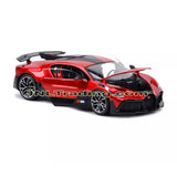 Maisto Special Edition Series 1:18 Scale Die Cast Car Set - Red Sports Coupe BUGATTI DIVO with Display Base