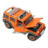 Maisto Special Edition Series 1:18 Scale Die Cast Car - Orange Color Sports Utility Vehicle JEEP RESCUE CONCEPT (SUV Dimension: 10" x 4" x 4")