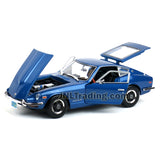 Maisto Special Edition Series 1:18 Scale Die Cast Car - Metallic Blue Classic Sports Coupe 1971 NISSAN DATSUN 240Z w/ Display Base (Dimension: 9" x 3-1/2" x 2-1/2")