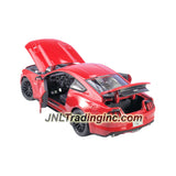 Maisto Special Edition Series 1:18 Scale Die Cast Car - Red Color Sports Coupe 2015 FORD MUSTANG GT with Display Base (Car Dimension: 10" x 4" x 3")