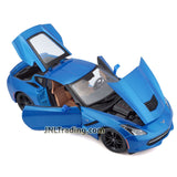 Maisto Special Edition Series 1:18 Scale Die Cast Car -  Metallic Blue Sports Coupe 2014 CORVETTE STINGRAY Z51 with Base