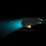 3DLightFX Star Wars Series Battery Operated 3D Deco Night Light : MILLENNIUM FALCON with Light Up LED Bulbs