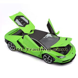 Maisto Special Edition Series 1:18 Scale Die Cast Car - Green Sports Coupe LAMBORGHINI CENTENARIO with Display Base