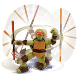 Playmates Year 2014 Nickelodeon Teenage Mutant Ninja Turtles Ninja Action Series 5" Tall Action Figure - Ninja Strikin' Mikey with Spinning and Striking Action