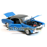 Maisto Special Edition Series 1:18 Scale Die Cast Car -  Blue Classic Hardtop Sports Coupe 1971 Chevrolet Chevelle SS 454 with Base (Dim:10"x4"x3")