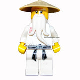 Lego Year 2011 Ninjago Series Key Chain Set # 853101 : SENSEIi-WU Keychain