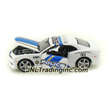 Maisto Special Edition Series 1:18 Scale Die Cast Car - White Blue Police Cruiser 2010 CHEVROLET CAMARO SS RS with Base (Car Dimension:10" x 4" x 3")