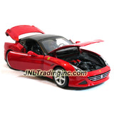 Maisto Special Edition Series 1:18 Scale Die Cast Car - Red Color Grand Touring Sports Coupe FERRARI CALIFORNIA T (Dimension: 9" x 4" x 2-1/2")