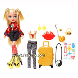 MGA Year 2015 Bratz Study Aborad Series 10 Inch Doll Set - CLOE to China with 2 Outfits, Teapot with Cup, Suitcase, Earrings, Purse and Stickers