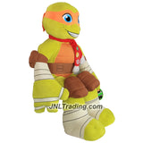 Just Play Year 2016 Nickelodeon Teenage Mutant Ninja Turtles TMNT 34 Inch Tall Plush Figure - MICHELANGELO with Christmas Scarf