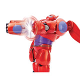 Bandai Year 2014 Disney "Big Hero 6" Movie Series 12 Inch Tall Electronic Action Figure - BAYMAX with Lights Up Face, Firing Fist, Sound F/X and 18" Wingspan Plus Hiro Figure