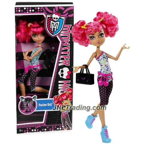 Mattel Year 2012 Monster High Dance Class Series 11 Inch Doll Set - Daughter of The Werewolf HOWLEEN WOLF in Hip Hop Dance Outfit with Purse