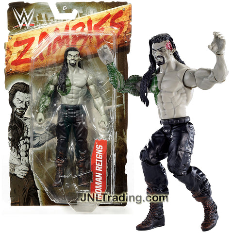 Mattel Year 2016 World Wresling Entertainment WWE Zombies Series 7 Inch Tall Figure - Zombified ROMAN REIGNS