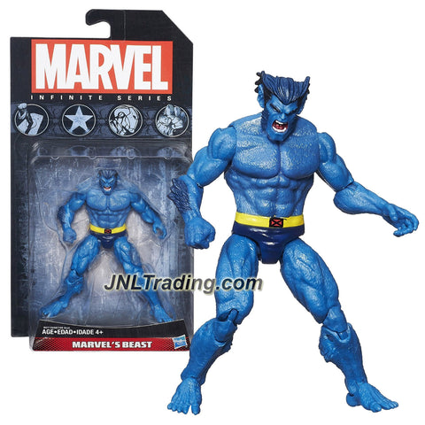 Hasbro Year 2014 Marvel Infinite Series 4 Inch Tall Action Figure - MARVEL'S BEAST aka Hank McCoy