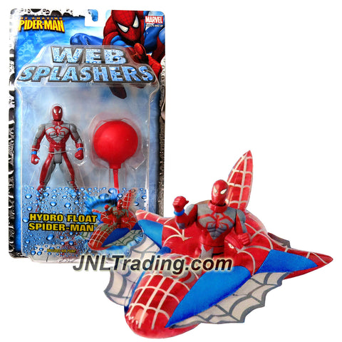 ToyBiz Year 2006 The Amazing Spider-Man Web Splashers Series 5 Inch Tall Action Figure - HYDRO FLOAT SPIDER-MAN with Float Boat and Air Pump