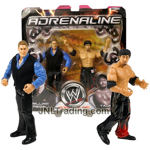 Jakks Pacific Year 2005 World Wrestling Entertainment WWE Adrenaline 2 Pack 7 Inch Tall Figure - WILLIAM REGAL and TAJIRI