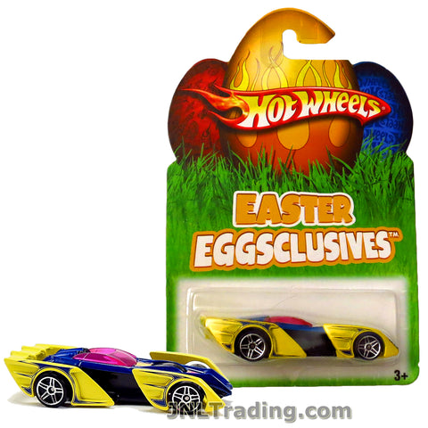 Hot Wheels Year 2007 Easter Eggsclusives Series 1:64 Scale Die Cast Car Set - Yellow Race Car SHREDSTER N1139
