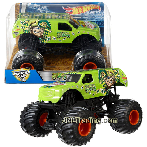 Hot Wheels Year 2016 Monster Jam 1:24 Scale Die Cast Metal Body Official Truck - JESTER DWP16 with Monster Tires, Working Suspension and 4 Wheel Steering