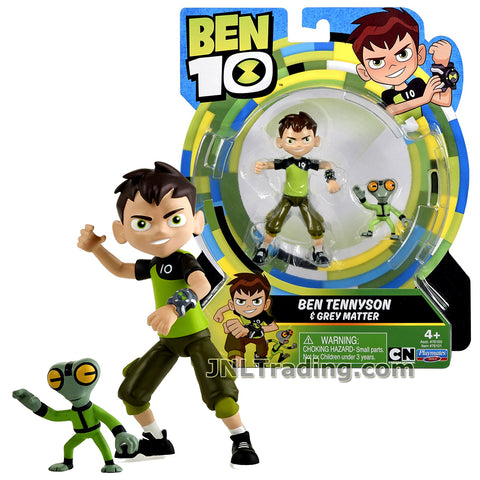 Cartoon Network Year 2017 Ben 10 Series 4 Inch Tall Figure - BEN TENNYSON with GREY MATTER