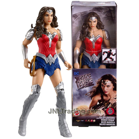 Year 2018 DC Comics Justice League Movie Series 12 Inch Tall Figure - WONDER WOMAN FWC15 with 11 Points of Articulation