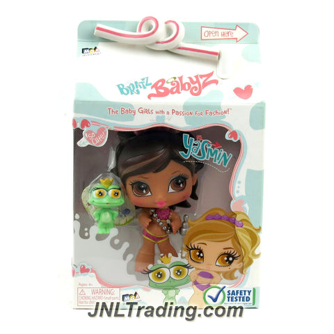 MGA Entertainment Bratz Babyz Milk Box Series 5 Inch Doll - YASMIN with Pretty Princess the Pet Frog and Milk Bottle Necklace